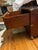 1990s Attributed Abc Carpet & Home Campaign Coffee Table With Glass Top For Sale - Image 5 of 7