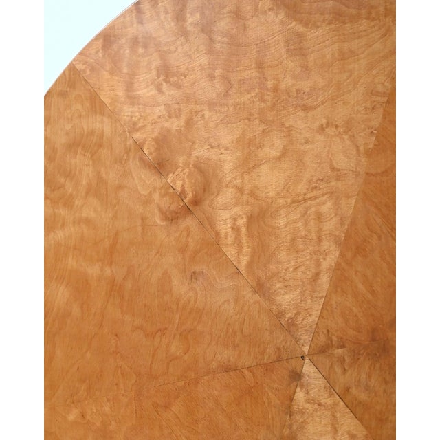 Vintage Swedish Coffee Table with Round Elm Top, 1940s For Sale - Image 4 of 9