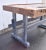 Brown Oak Trestle-Base Carpenter's and Joiner's Workbench, Circa 1910 For Sale - Image 8 of 12