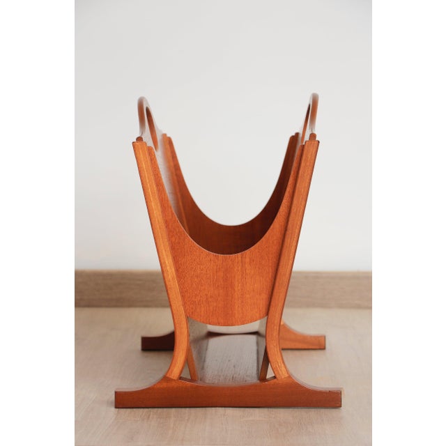 Vintage Teak Magazine Rack by Parker Knoll, 1960s For Sale - Image 8 of 10