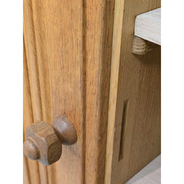 2-Door Buffet attributed to Guillerme et Chambron, 1970s For Sale - Image 9 of 18