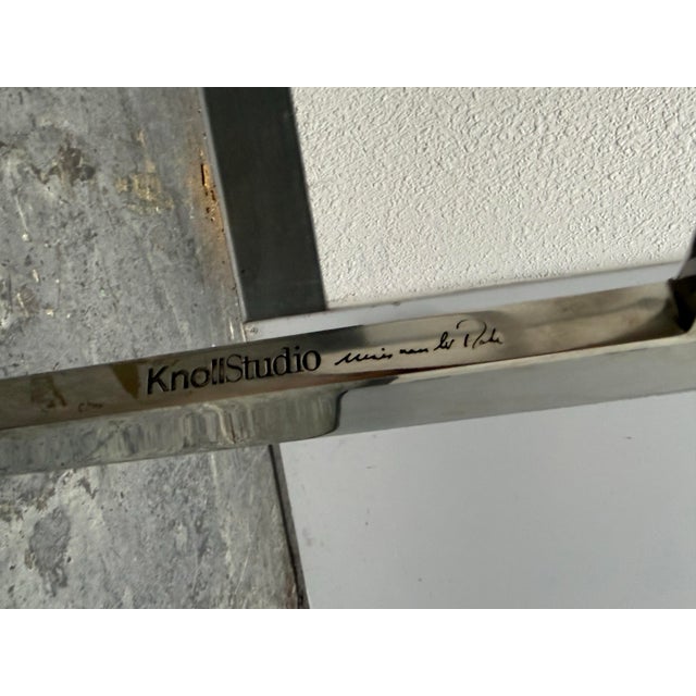 Ludwig Mies Van Der Rohe for Knoll Barcelona Glass Table For Sale - Image 10 of 12