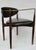 C.1950's Dan Johnson for Selig of Denmark, Walnut & Brass "Viscount" Accent/Lounge Chair With Brentano Textile For Sale - Image 9 of 18