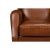Classic Brown Leather Swivel Armchair For Sale - Image 10 of 11