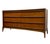 Brown Vintage Mid Century Modern Solid Walnut Credenza Dovetail Drawers. For Sale - Image 8 of 11