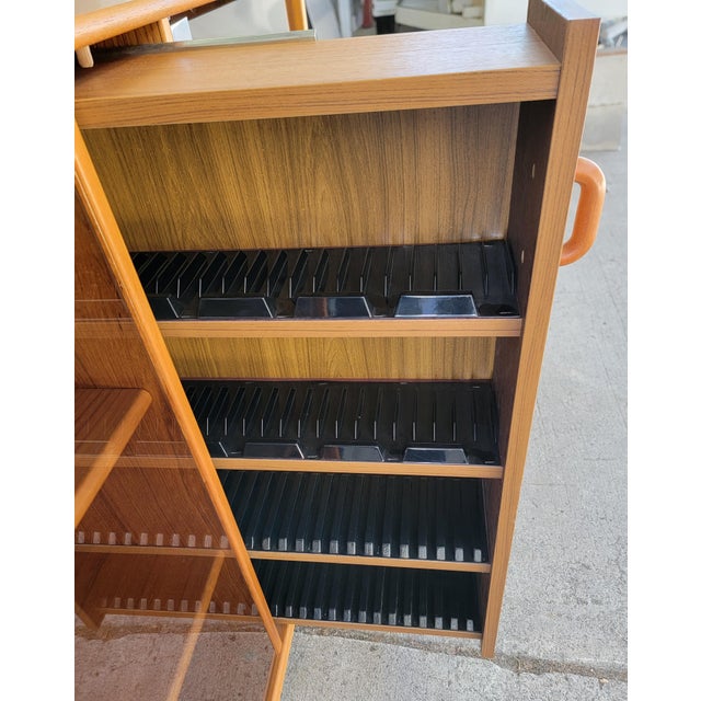 Stereo Cabinet / Credenza Teak Danish Modern For Sale - Image 11 of 15