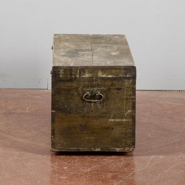 Antique Travel Trunk, 19th Century For Sale - Image 3 of 8