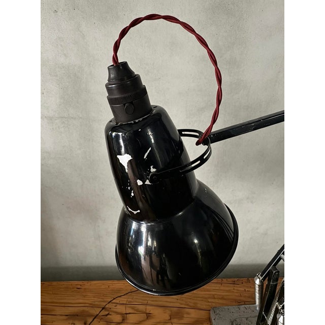 Metal Two Step the 1227 Anglepoise Table Lamp by George Carwardine for Herbert Terry & Sons, 1940s For Sale - Image 7 of 11