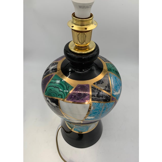 Ceramic Table Lamp from Boni, 1980s For Sale - Image 4 of 7
