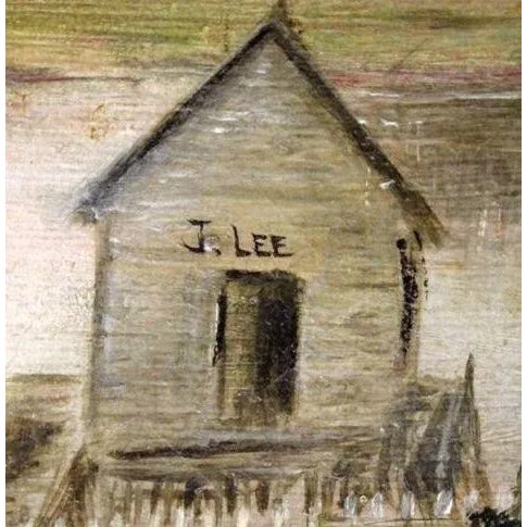 Impressionist 19th Century Impressionist Framed Oil on Canvas, Oakland Estuary by California Artist Joseph Lee For Sale - Image 3 of 4