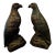 Vintage Cast Iron 32" H White Eagle Oil Co. Eagles - Set of 2 For Sale