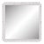 Fleur Home Carnival Gras Square Mirror in Lite Lavender, 27x27 For Sale