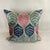2010s Handmade Silk Ikat Decorative Pillow Cover For Sale - Image 5 of 5