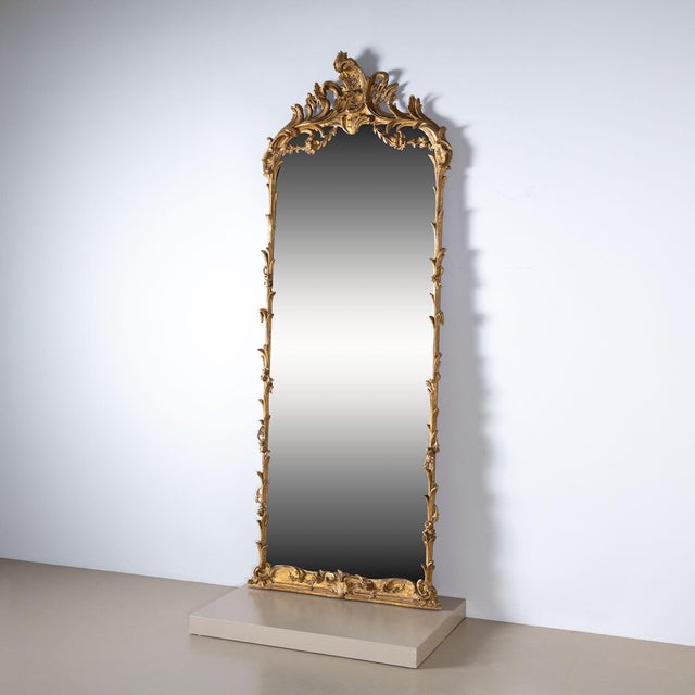 Large Rococo Pier Wall Mirror, 18th Century For Sale - Image 6 of 6