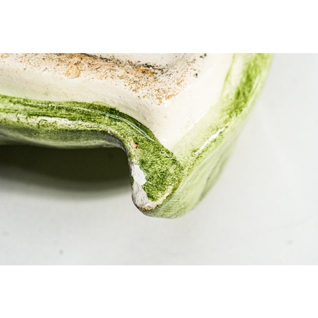 Wonderful Antique Bulldog Humidor Jar Ceramic Figural Tobacco Jar English Dog Head Lidded Jar Vintage Tobacciana For Sale - Image 13 of 14