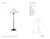 Amber Lewis by Visual Comfort Signature Soren 23" Table Lamp in Bronze with Silk Pleated Shade Designer: Amber Lewis...