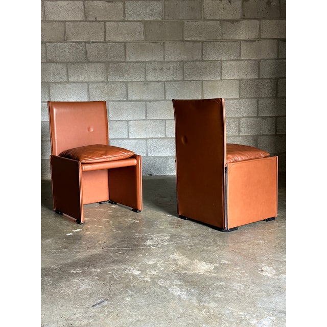 Cassina 1980s Mario Bellini “Break” Chairs for Cassina- Set of 2 For Sale - Image 4 of 10