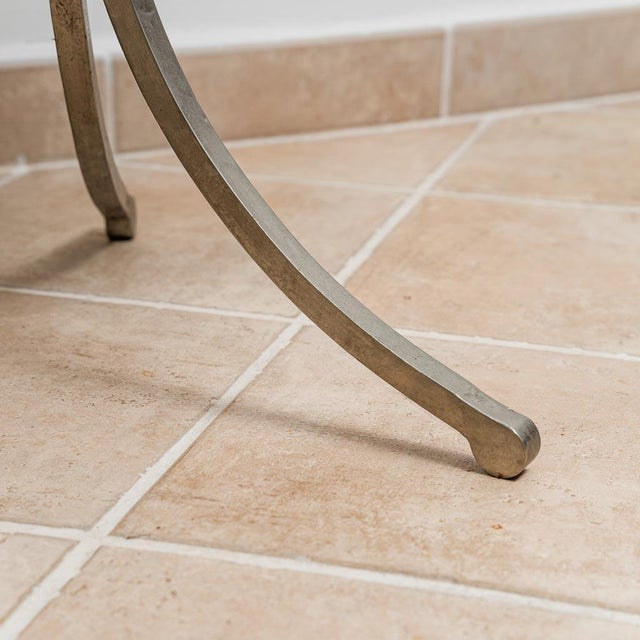 Coffee Table in Marble and Metal, 1950s For Sale - Image 10 of 12