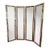 Glass 1970s Hollywood Regency Style Adjustable Four Panel Floor Mirror Room Divider For Sale - Image 7 of 7
