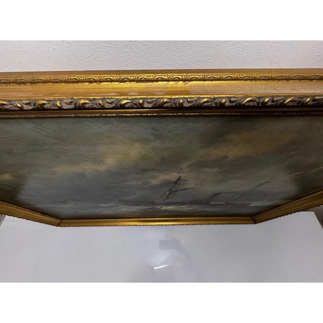 19th-Century British Marine Painting of a Dundee Ship & Lifeboat Rescue For Sale - Image 9 of 18