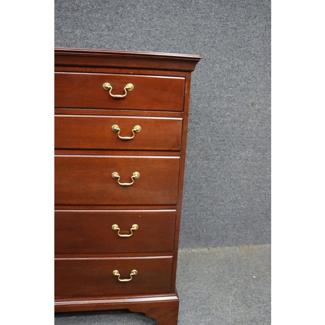 Kittinger Kittinger Mahogany Gentleman’s Chest Williamsburg Adaptation For Sale - Image 4 of 12