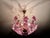1980s Italian Style Hand-Painted Pink and Purple Murano Glass Floral Chandelier - 4-Light⁠ For Sale - Image 17 of 18