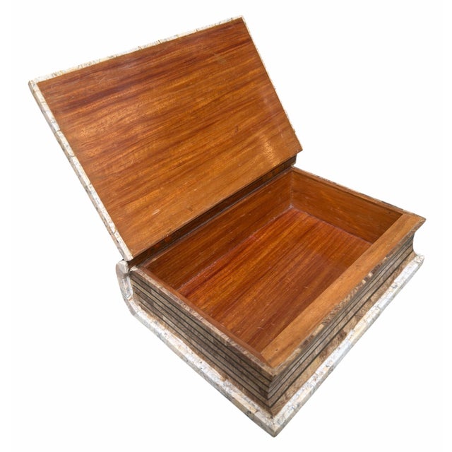 Maitland - Smith Modern Maitland Smith Travertine Marble Book Box For Sale - Image 4 of 5