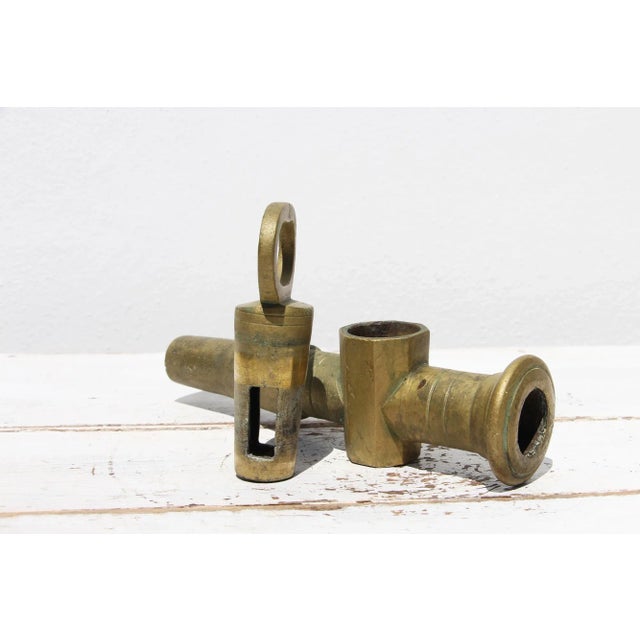 19th Century Antique French Wine Brass Barrel Tap For Sale - Image 9 of 13