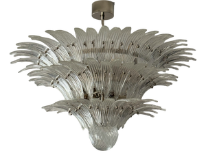 Bold Eclectic Murano Feather Chandelier, 2010