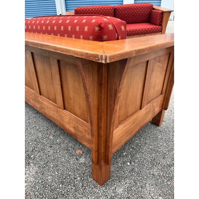 Late 20th Century Mission Style Sofas in the Manner of Stickley a