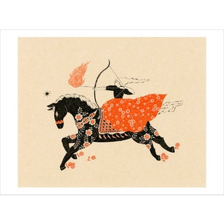 Contemporary Art Print by Sugimoto Sanae "Swift Horse" For Sale