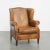 Vintage Sheepskin Wing Chair with Patina For Sale - Image 17 of 17
