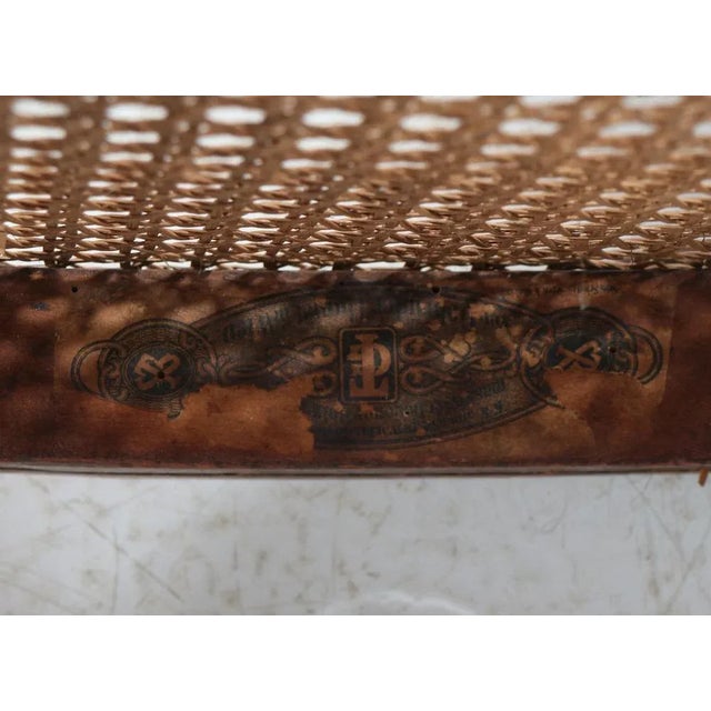 Brown Set of Art Nouveau Model 17 High Back Chairs in Beech by Michael Thonet for Gebrüder Thonet Vienna Gmbh, 1890s For Sale - Image 8 of 9