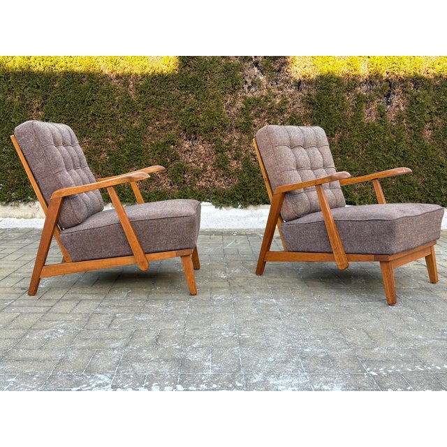 Vintage Lounge Chairs from Krásná Jizba, 1960s, Set of 2 For Sale - Image 6 of 15