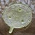 Adams & Co. Eapg Canary Vaseline Glass Fan Plate – Victorian Uranium Glass Tray, Circa 1886 For Sale - Image 6 of 8