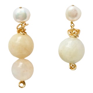 Golden Stars Earrings, a Pair For Sale