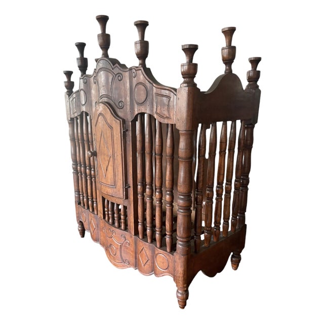 18th-Century French Provencal Walnut Panetière (Bread Box) For Sale