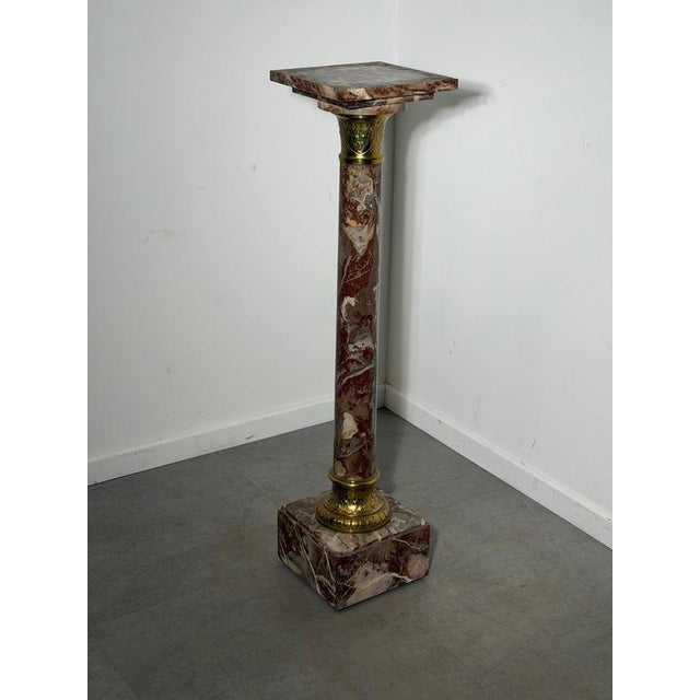 Metal Antique Marble Stallion Foot For Sale - Image 7 of 8