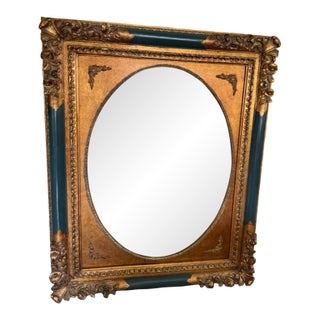 Gilded Antique Style Mirror For Sale