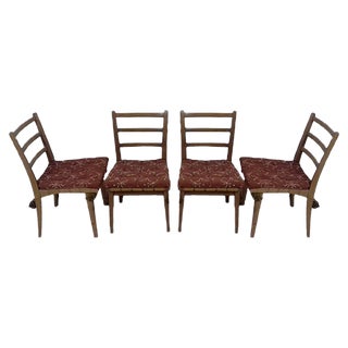 Dining Chairs by Jan Vaněk, 1950s, Set of 4 For Sale