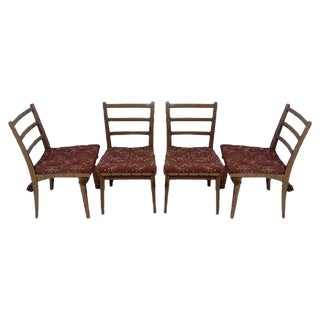 Dining Chairs by Jan Vaněk, 1950s, Set of 4 For Sale