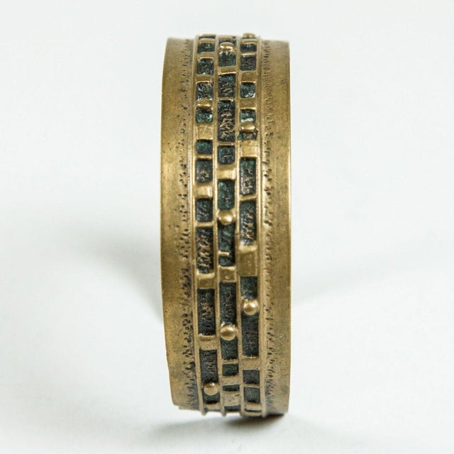 Copper Mid-Century Handcrafted Copper Bracelet, 1970s For Sale - Image 8 of 9