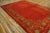 Traditional Jaw-Dropping Red Open Field Allover-Geometric Design Antique Turkish Decorative Oushak Rug For Sale - Image 3 of 12