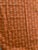Ferrick Mason Criss Cross Fabric - Orange- 1.25 Yards For Sale - Image 4 of 5