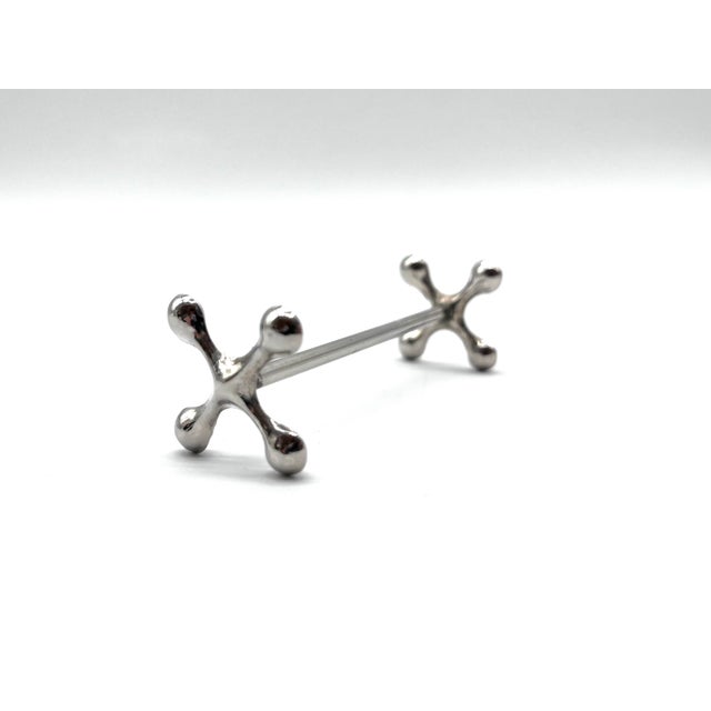 Vintage Space Age Silver-Plated Knife Rest Jacks from WMF, 1960s, Set of 6 For Sale - Image 16 of 18