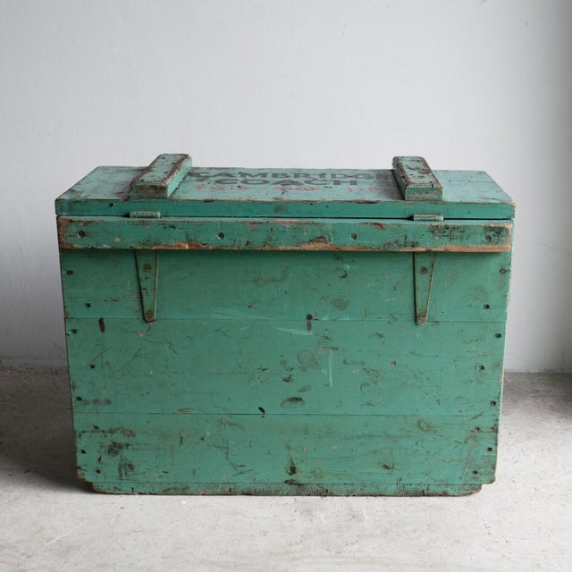Vintage Cambridge University Rowing Team Ice Box Drinks Cooler Crate, Early 20th Century For Sale - Image 13 of 16