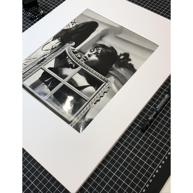 Black François Truffaut, Michèle Mercier, 1960, Silver Gelatin Print For Sale - Image 8 of 12