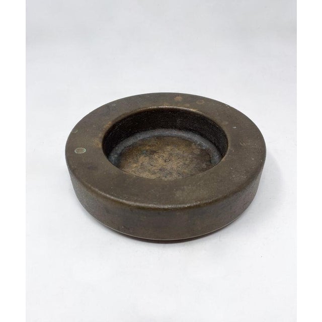 Mid-Century Modern Bronze Ashtray attributed to Jules Wabbes, 1960s For Sale - Image 3 of 7