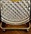 Vintage West German Lead Crystal Coaster Set in Metal Rack For Sale - Image 11 of 15
