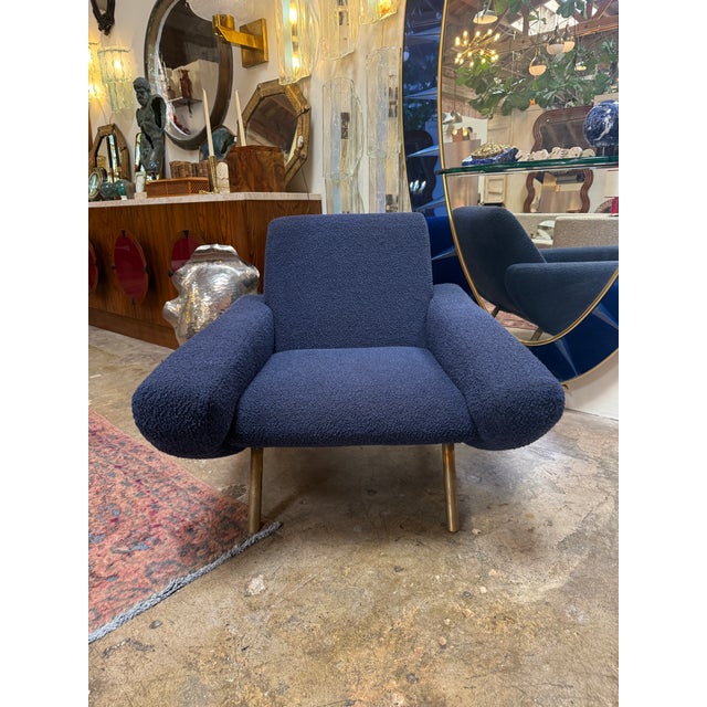 Italian Mid Century Italian Armchairs in Style of Zanuso 1960 For Sale - Image 3 of 9